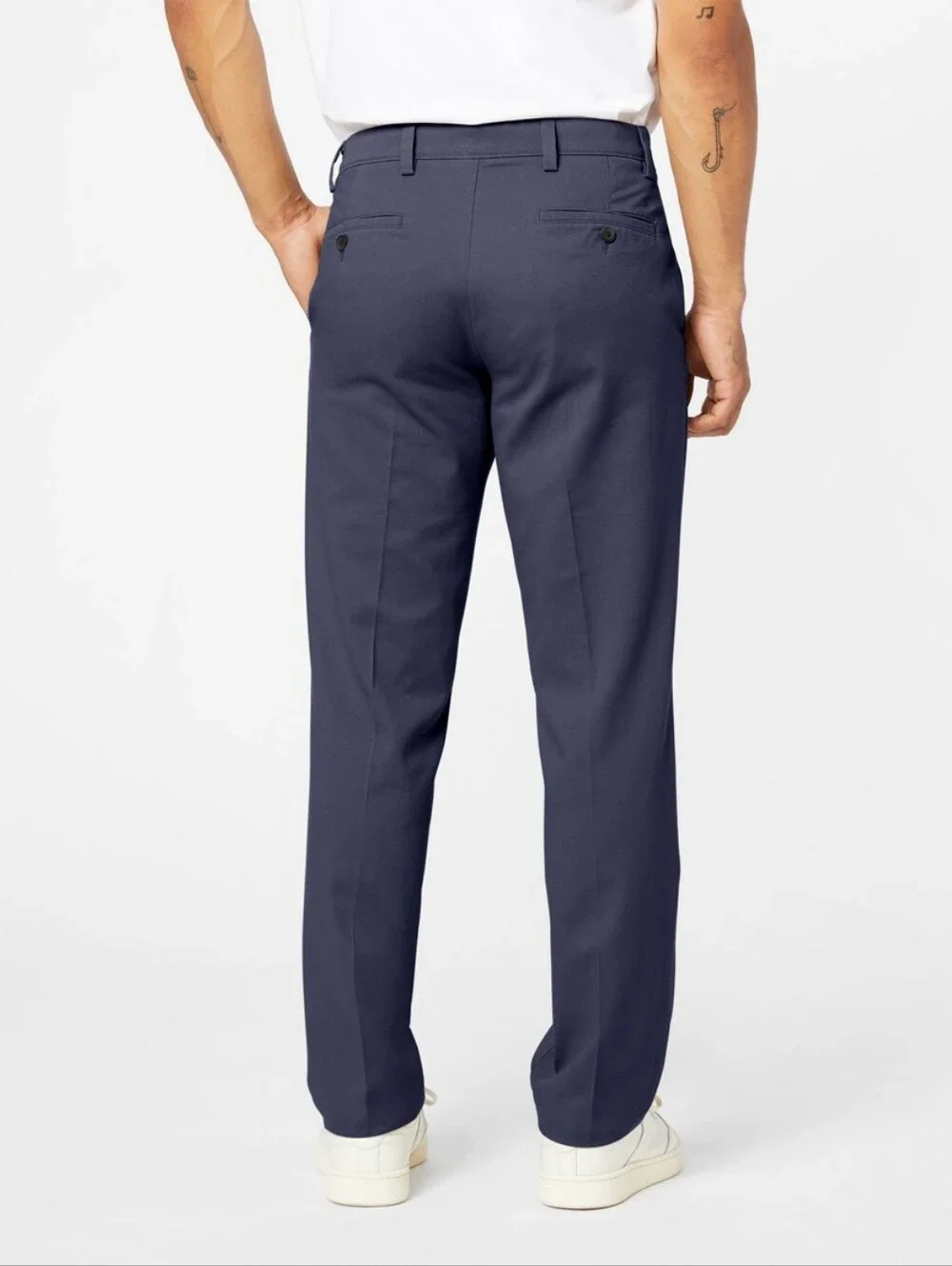 NWT Dockers Navy Blue Easy Khakis, Straight Fit Dress Pants Size 36X29